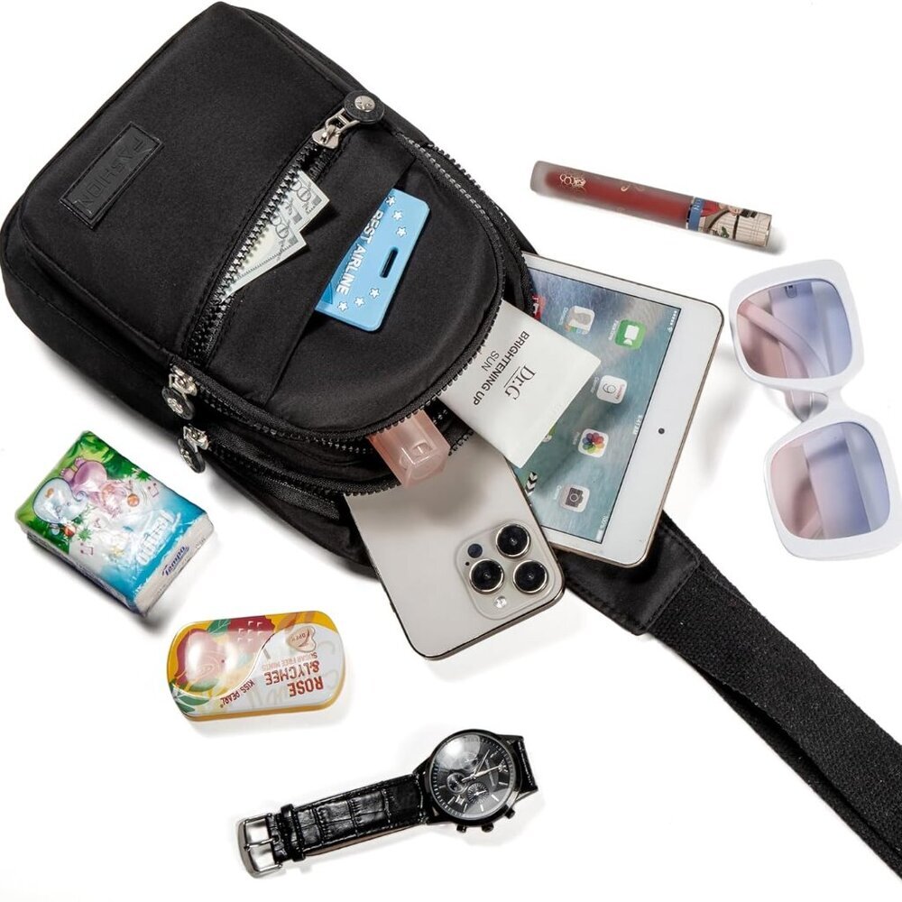 Small Sling Bag for Women, Sling Backpack Daypack Fanny Pack Crossbody Bags for - Picture 8 of 9